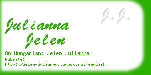 julianna jelen business card